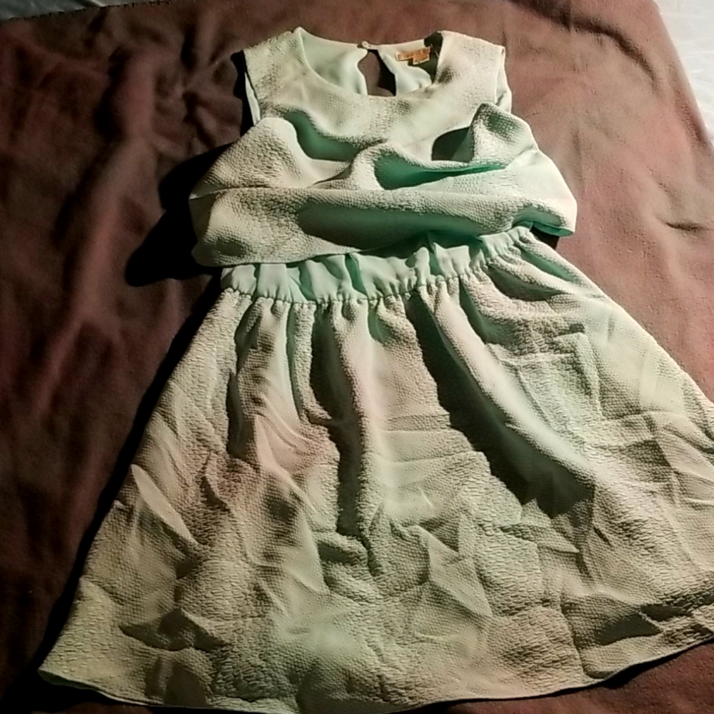 Cooper & Ella size S two piece Dress Aqua green